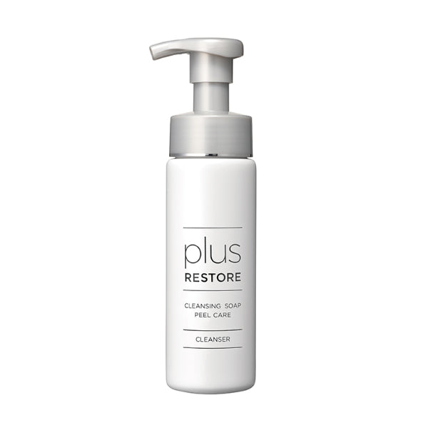 Plus Restore Cleansing Soap Foam Peel Care 200ml Facial foam Facial cleanser Foam Facial cleanser Men's Peeling Facial cleanser Glycolic acid Fragrance-free Color-free