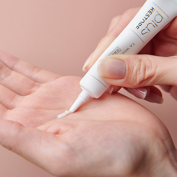 Plus Restore TA White Cream MD (quasi-drug) 10g Whitening serum Whitening cream Spots Freckles Dryness Fine lines Prevention Arbutin Placenta Fragrance-free Color-free