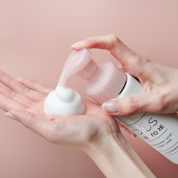Plus Restore Cleansing Soap Foam Home Care 200ml Facial foam Facial cleanser Facial cleanser Foam Men's Pores Facial cleanser Pores Facial foam Foam Fragrance-free Color-free Makeup remover 
